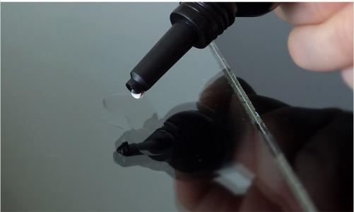 UV粘接胶/无影胶  光固化胶水产品粘接时的痕迹明显吗？