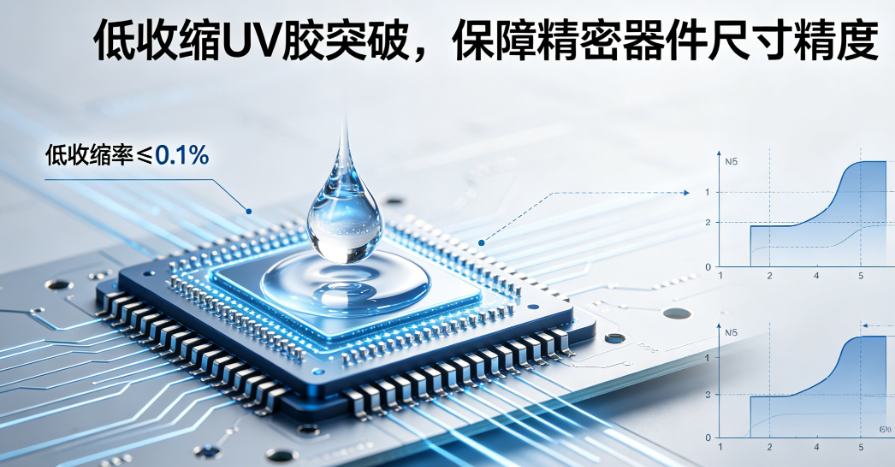 低收缩UV胶突破，保障精密器件尺寸精度